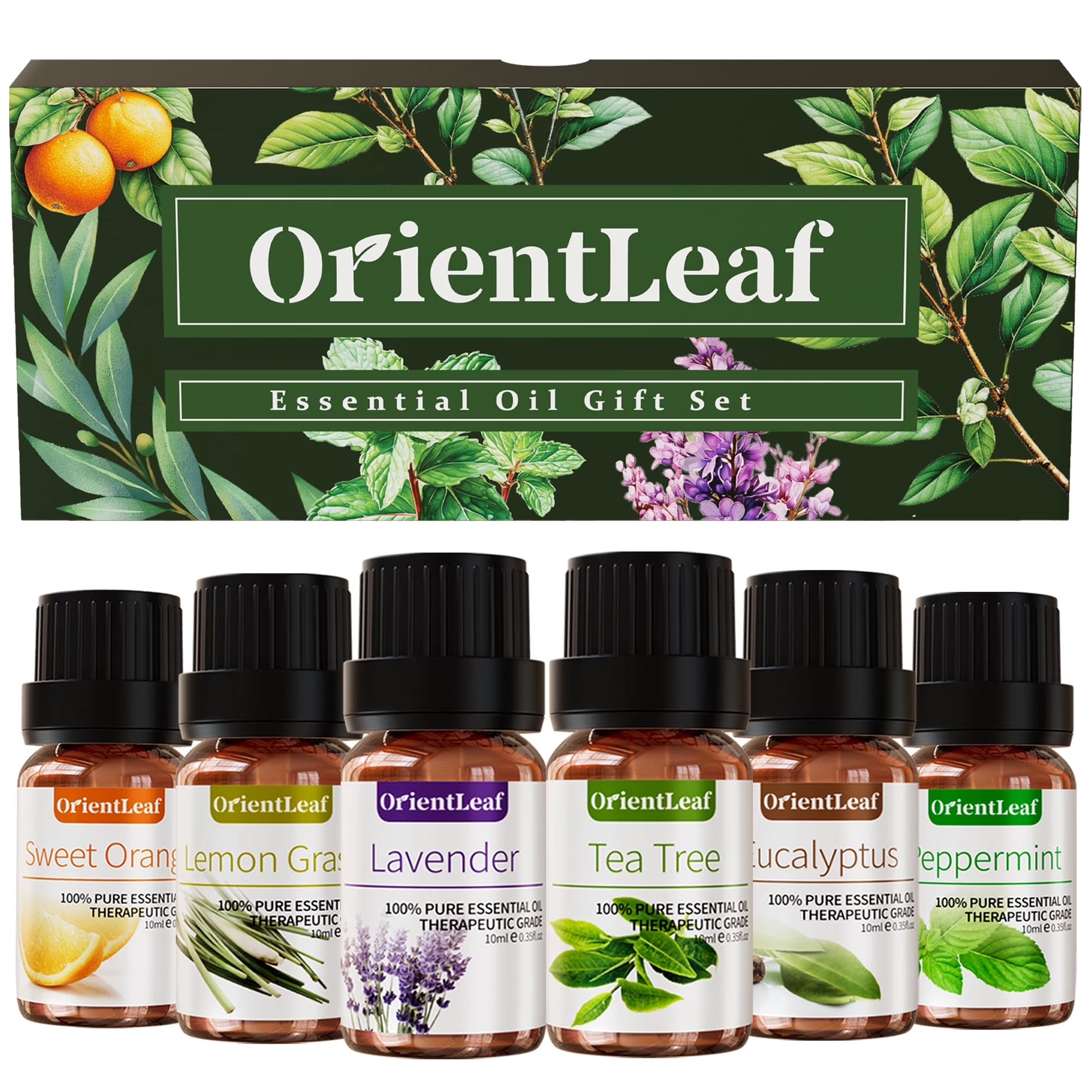 Essential Oils Set with Greeting Card, 100% Pure Essential Oil for Diffuser, Aromatherapy, Sleep, Massage & DIY, Gift Sets for Women