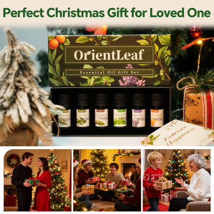 Essential Oils Set with Greeting Card, 100% Pure Essential Oil for Diffuser, Aromatherapy, Sleep, Massage & DIY, Gift Sets for Women